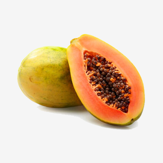 Papaya green fruits